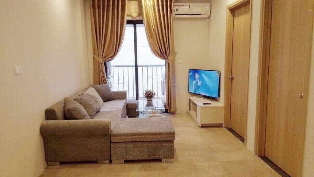 Mẫu thiết kế nội thất căn hộ, kèm sofa; kèm gò vân TV | V.AI STUDIO