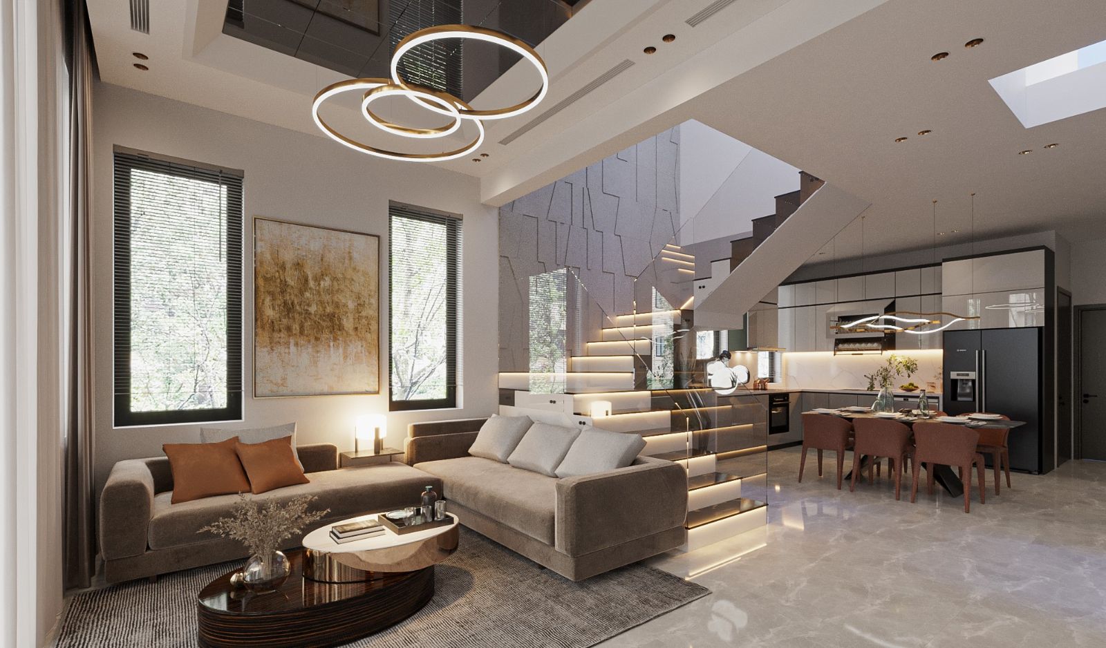 Chuyên gia chỉ bạn cách chọn và bảo dưỡng trần thạch cao phòng khách đẹp, bền lâu | V.AI STUDIO