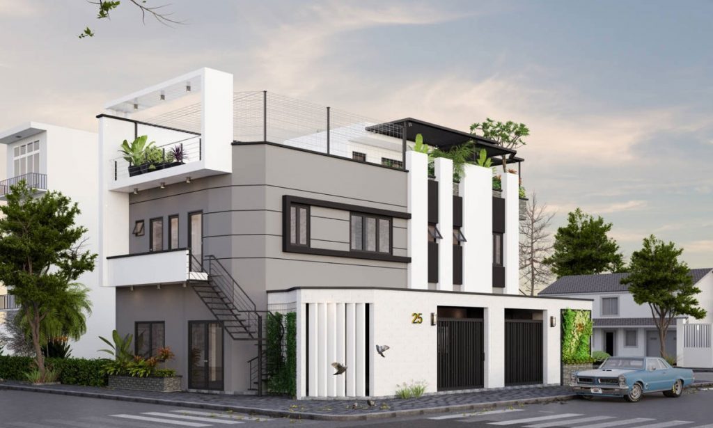 Mẫu thiết kế nội thất nhà phố | V.AI STUDIO