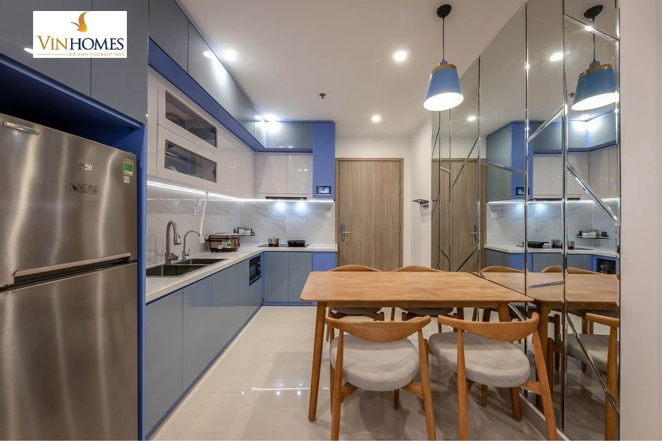 Thiết kế bếp đẹp và hiện đại cho nhà chung cư – phòng bếp | V.AI STUDIO