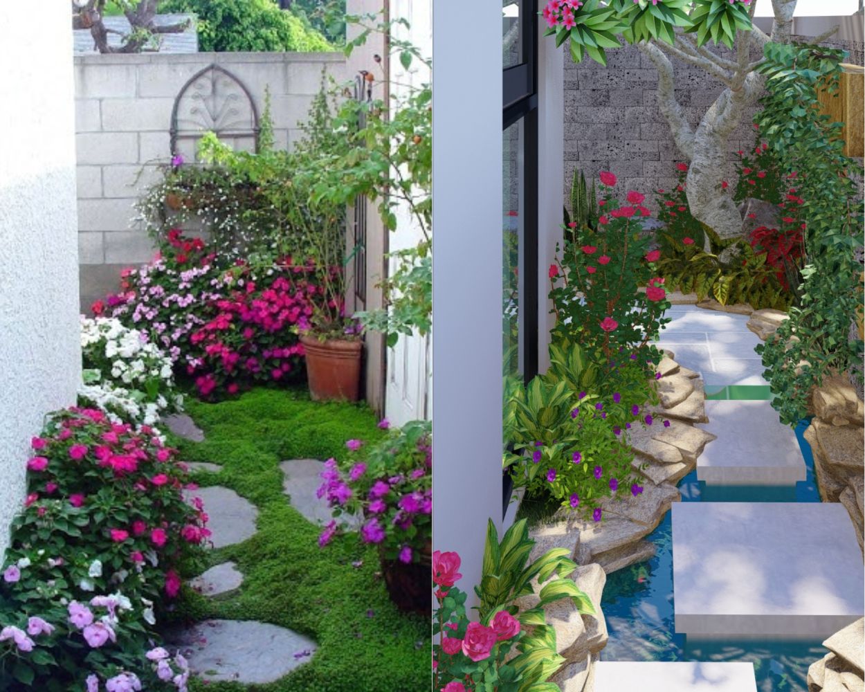 Những mẫu tiểu cảnh sân vườn đẹp, bất cứ gia chủ nào cũng muốn sở hữu | V.AI STUDIO