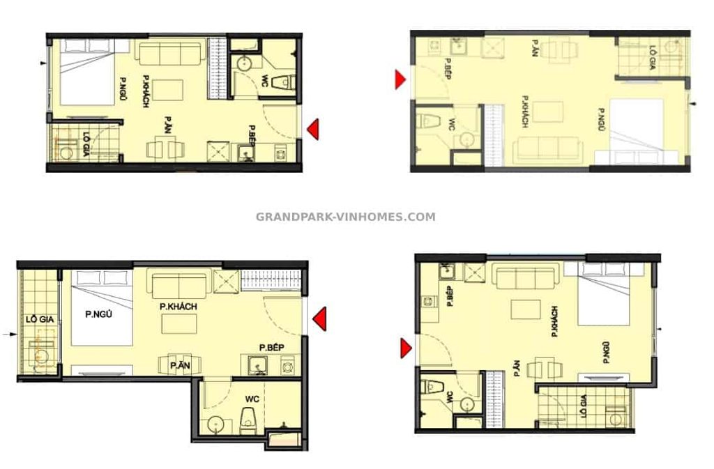 Thiết kế thi công nội thất căn hộ Studio Vinhomes Grand Park | V.AI STUDIO
