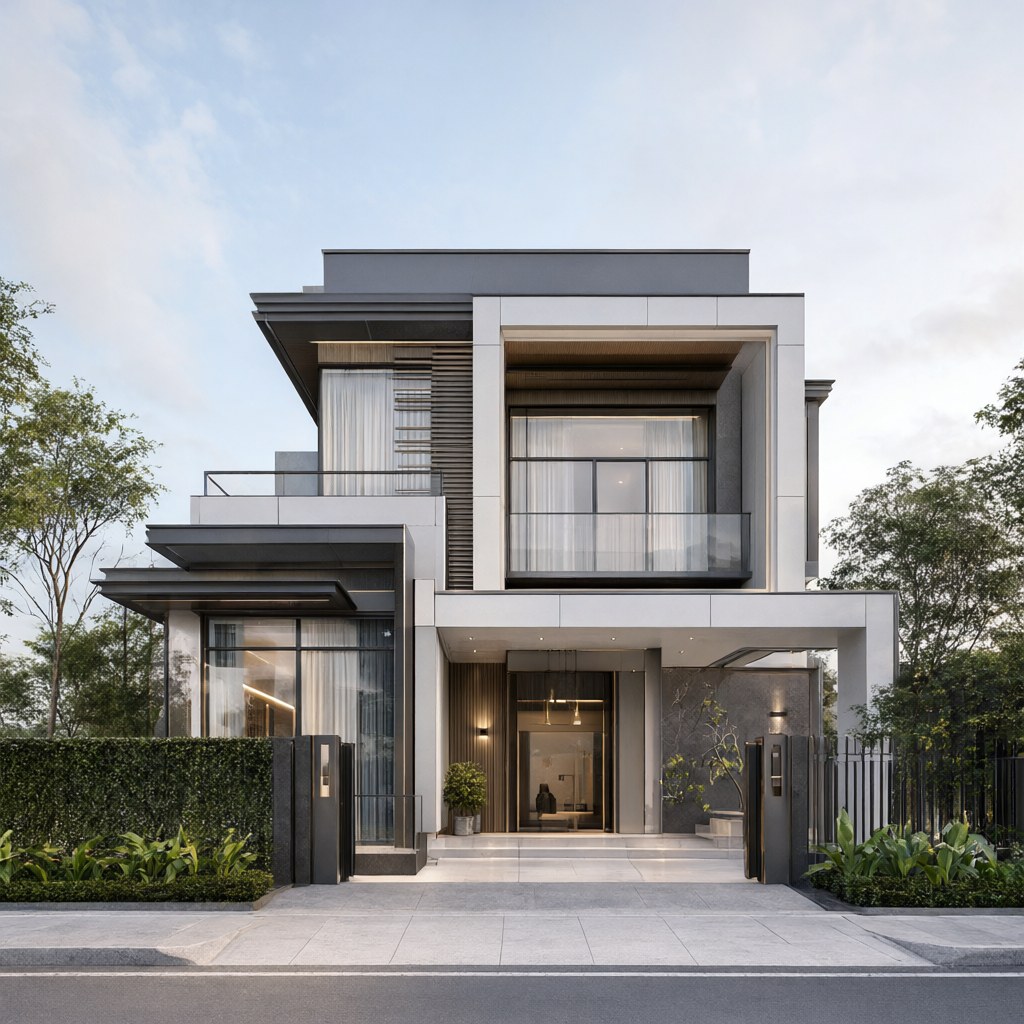 Ảnh AI chỉnh sửa: Đổi ngôi nhà sang phong cách hiện đại | V.AI STUDIO