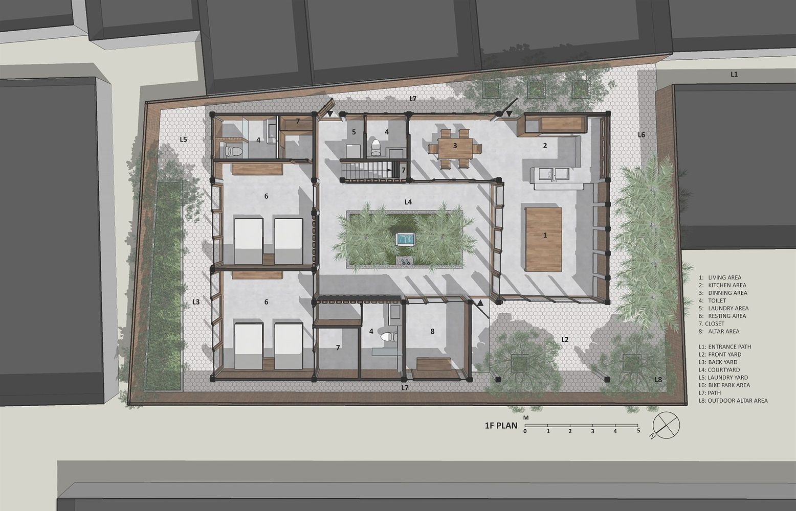 Mẫu nhà cấp 4 đơn giản như "biệt thự" dành cho bố mẹ dưỡng già | V.AI STUDIO