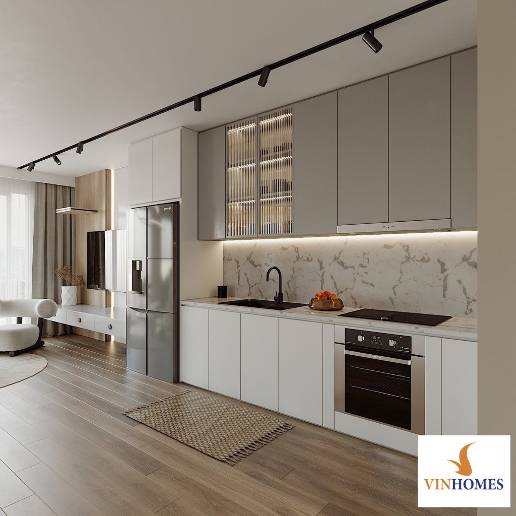 Thiết kế bếp đẹp và hiện đại cho nhà chung cư – phòng bếp | V.AI STUDIO