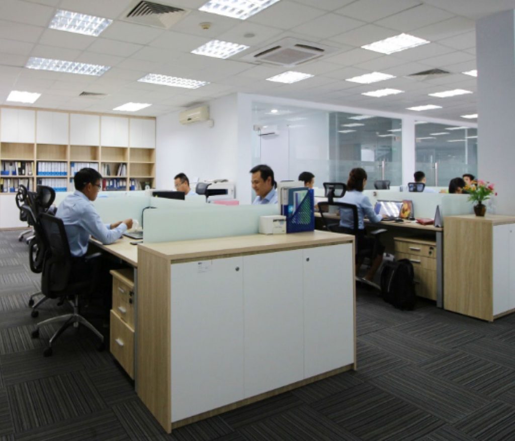 THI CÔNG NỘI THẤT VĂN PHÒNG | V.AI STUDIO