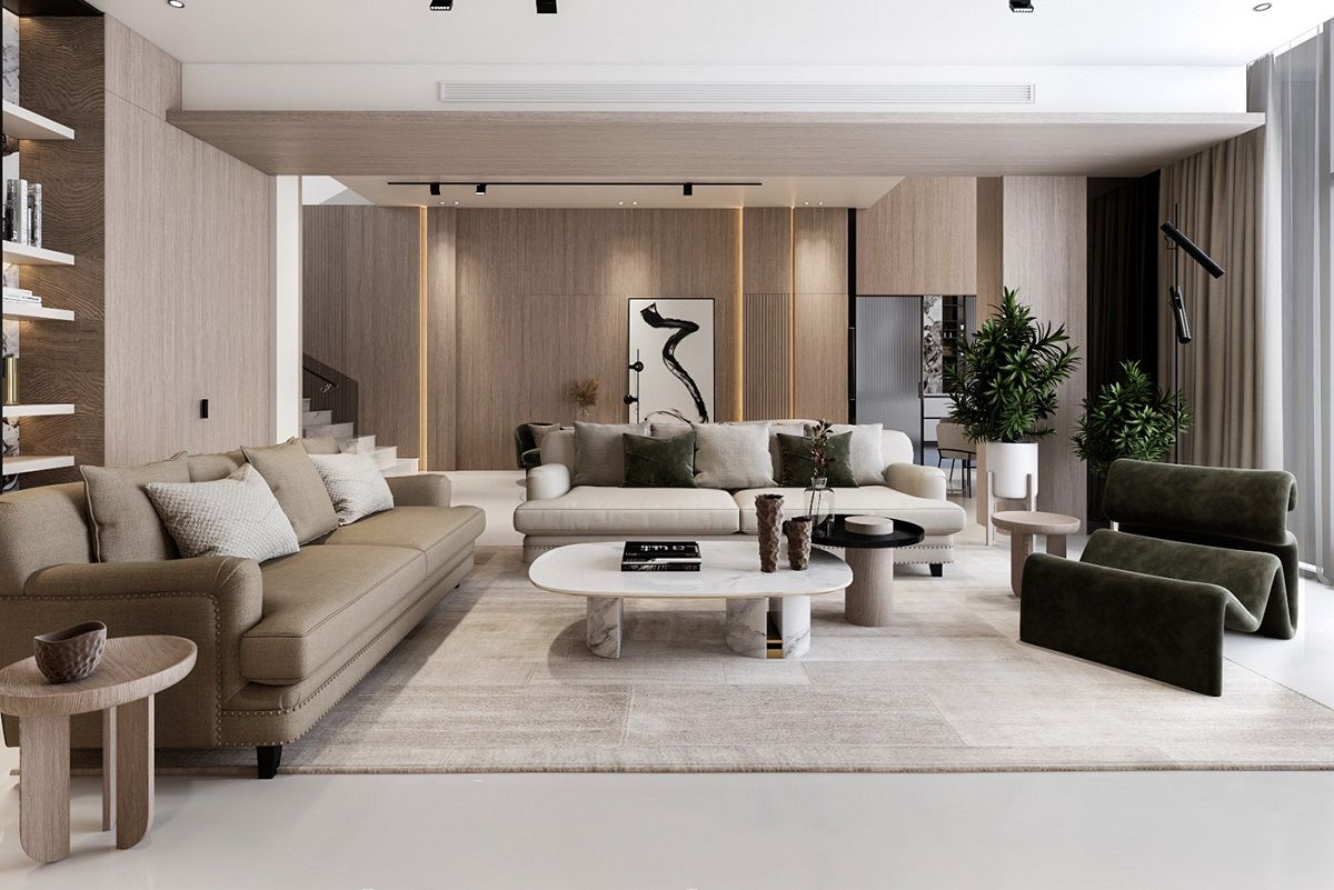 50+ mẫu phòng khách đẹp hút hồn đang thịnh hành năm 2023 | V.AI STUDIO