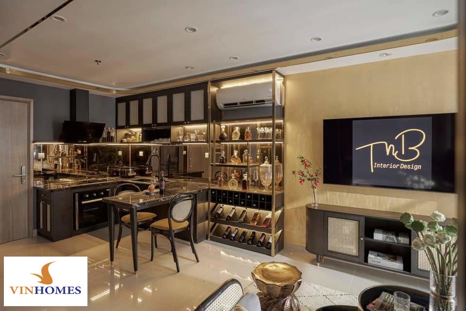 Thiết kế bếp đẹp và hiện đại cho nhà chung cư – phòng bếp | V.AI STUDIO