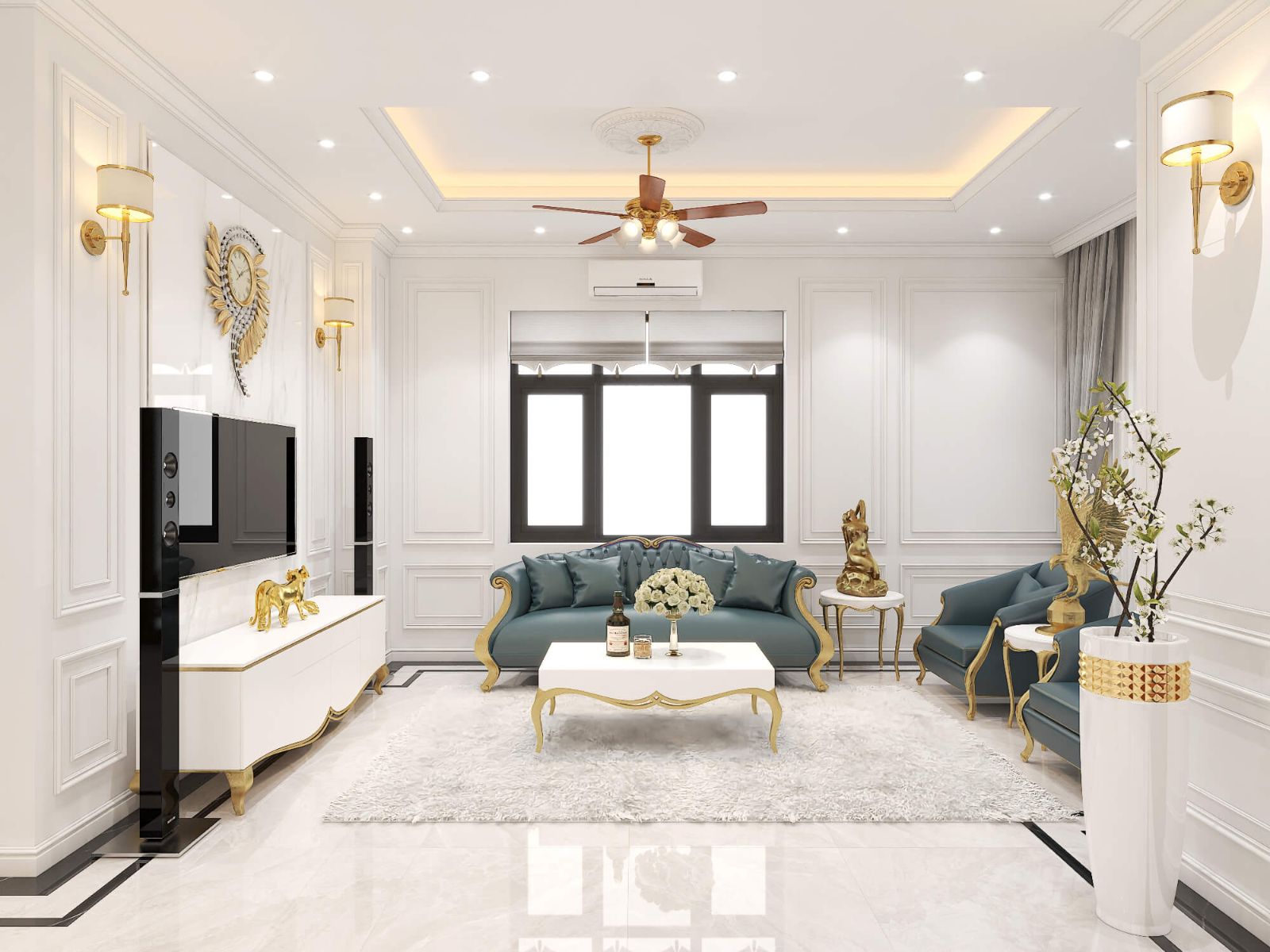 50+ mẫu phòng khách đẹp hút hồn đang thịnh hành năm 2023 | V.AI STUDIO