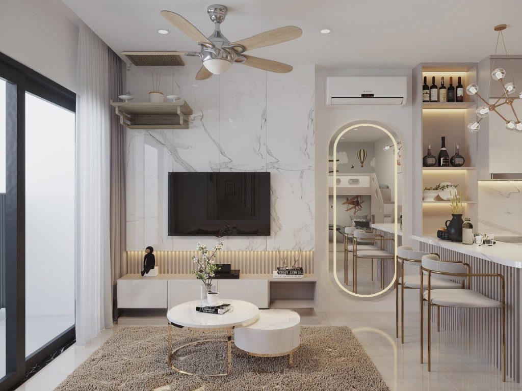 Thiết kế thi công nội thất căn hộ Masteri Park Place – The Global City – nhà phố | V.AI STUDIO