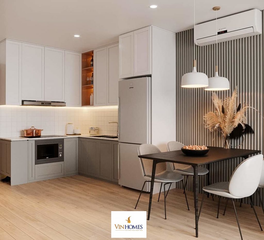 Thiết kế bếp đẹp và hiện đại cho nhà chung cư – phòng bếp | V.AI STUDIO