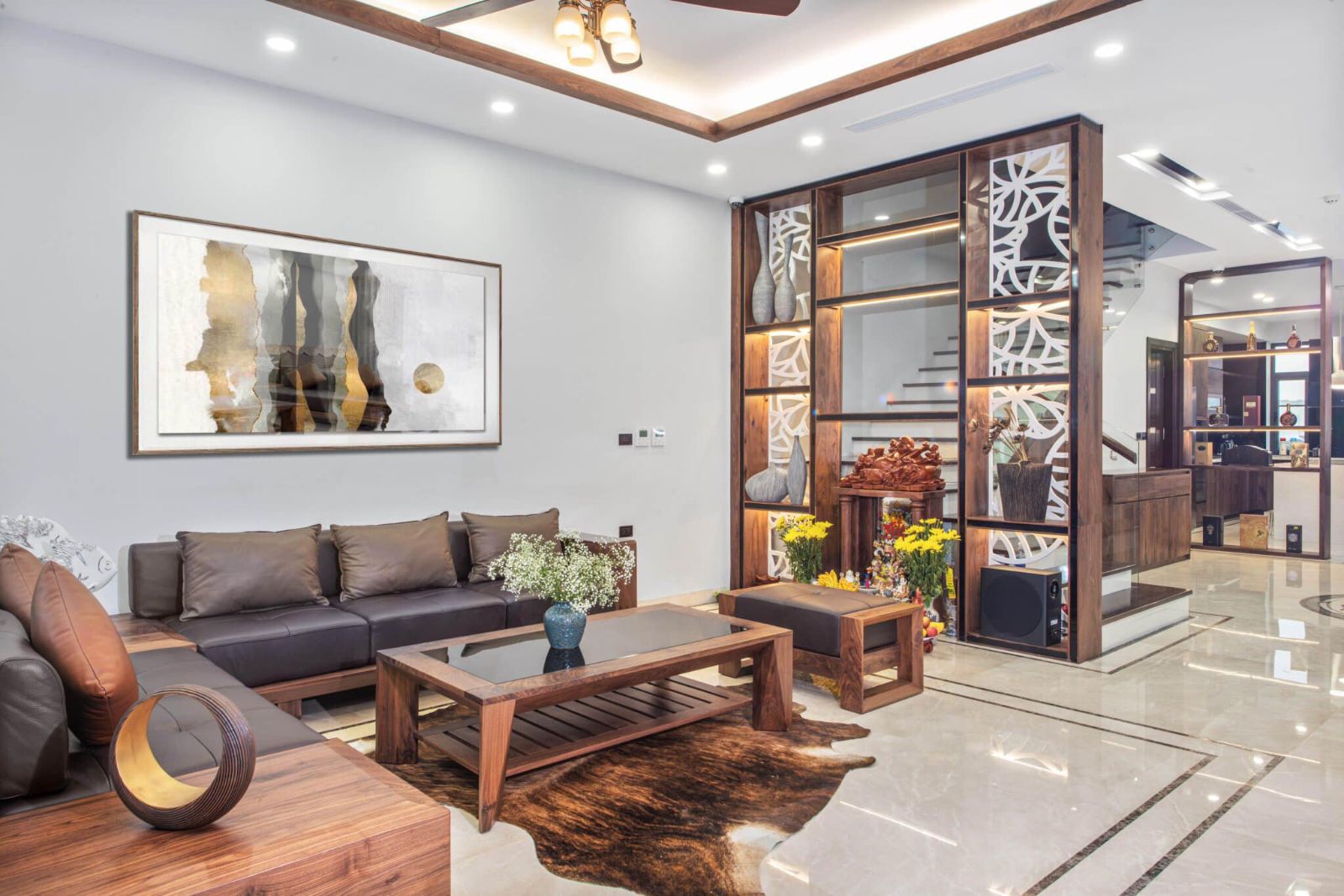 Tổng hợp 99+ mẫu vách ngăn phòng khách đẹp đang thịnh hành với chi phí hợp lý | V.AI STUDIO