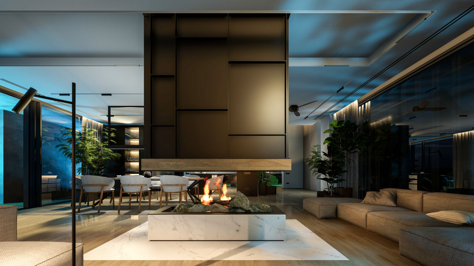 Tổng hợp 99+ mẫu vách ngăn phòng khách đẹp đang thịnh hành với chi phí hợp lý | V.AI STUDIO