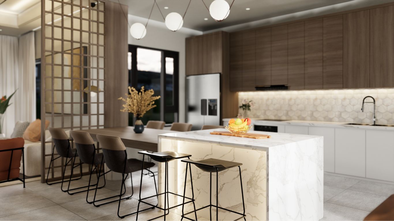 50+ Mẫu thiết kế nhà bếp đẹp vạn người mê | V.AI STUDIO