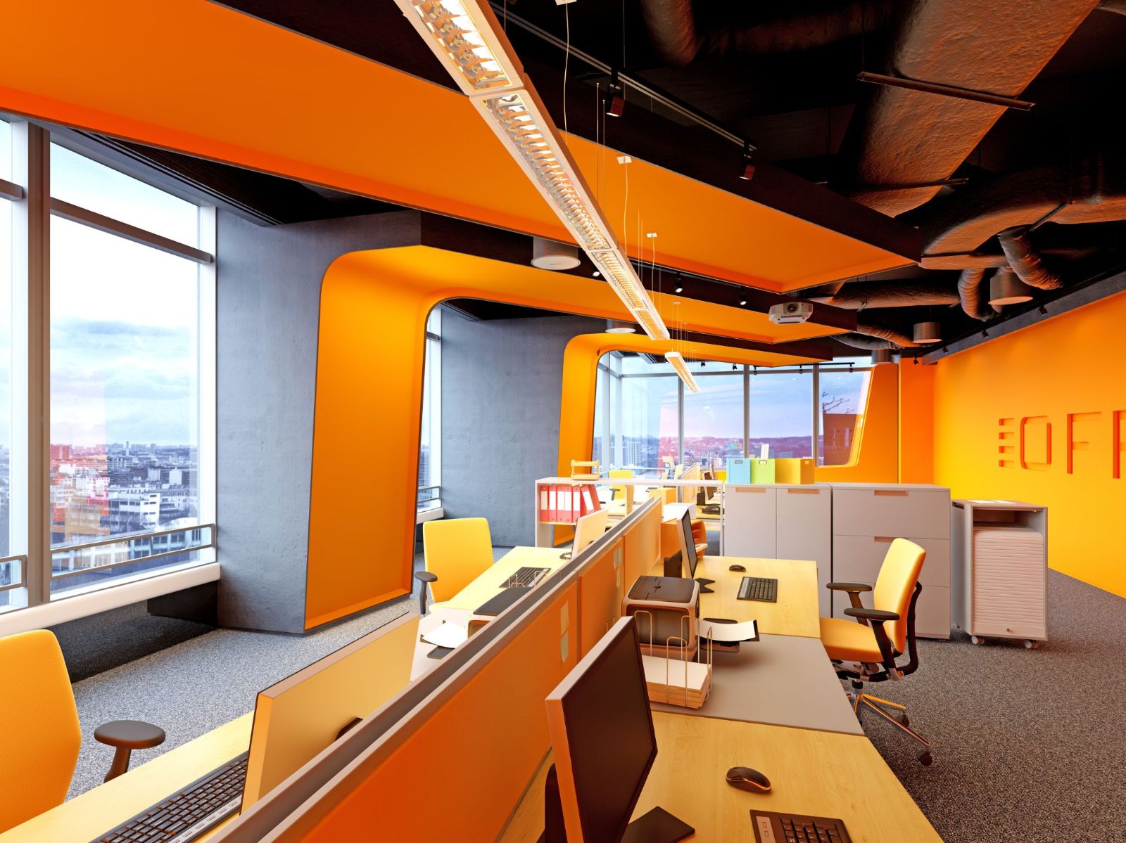 Thiết Kế Nội Thất Văn Phòng 2026: 4 Xu Hướng \ | V.AI STUDIO