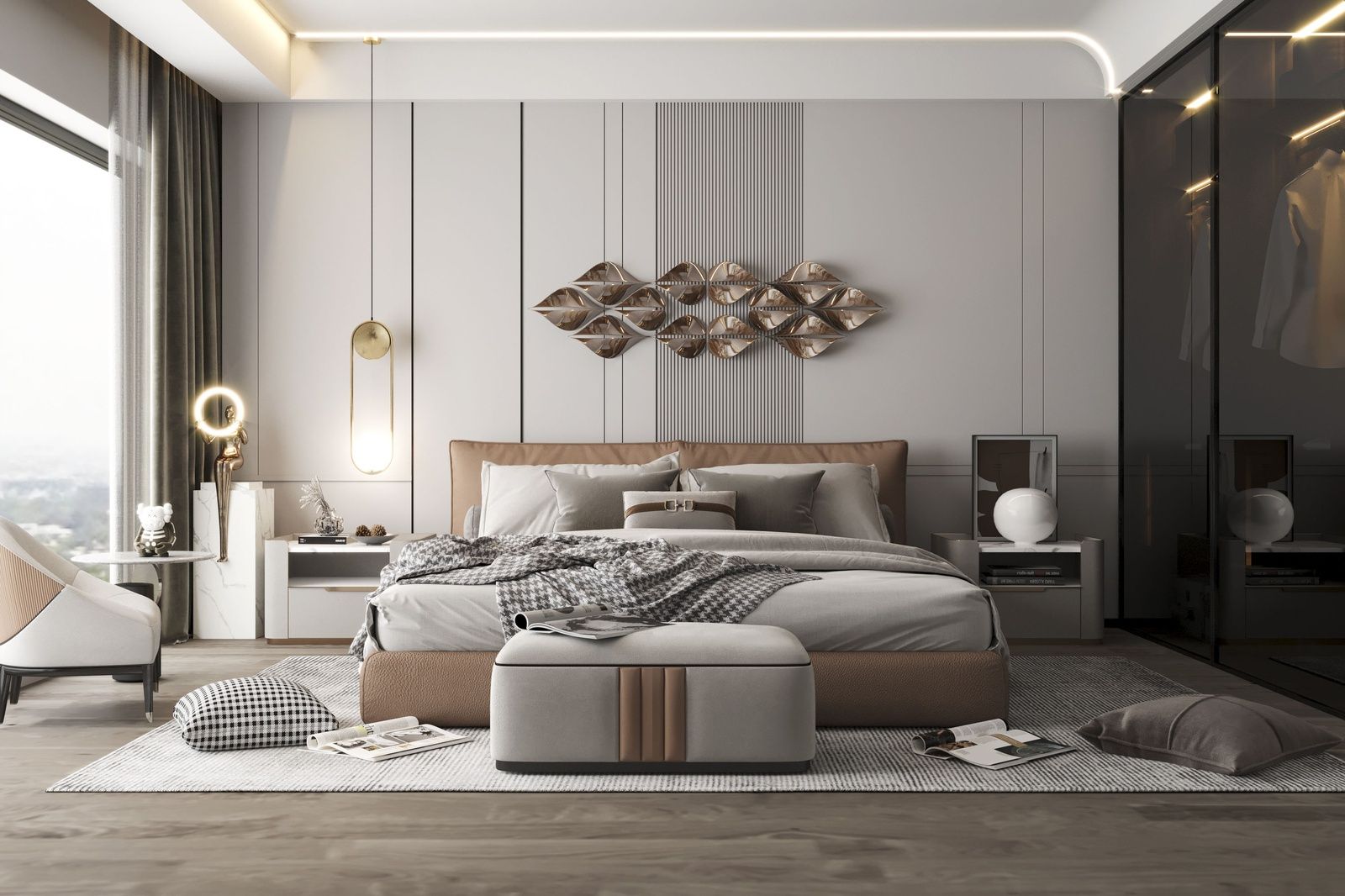Xu Hướng Thiết Kế Nội Thất Phòng Ngủ: Giải Pháp Cho Diện Tích Nhỏ (Kèm Báo Giá) | V.AI STUDIO
