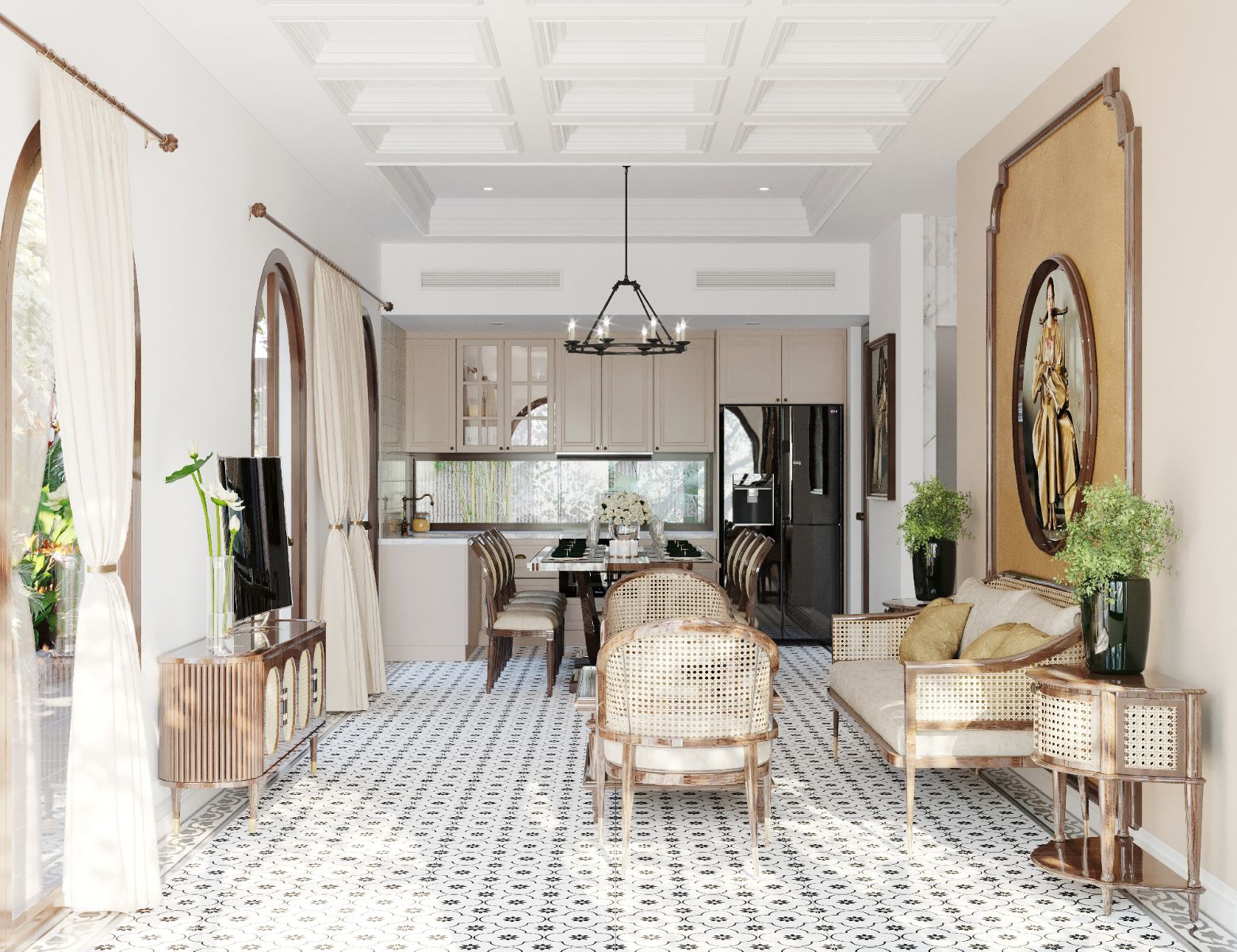 50+ mẫu phòng khách đẹp hút hồn đang thịnh hành năm 2023 | V.AI STUDIO