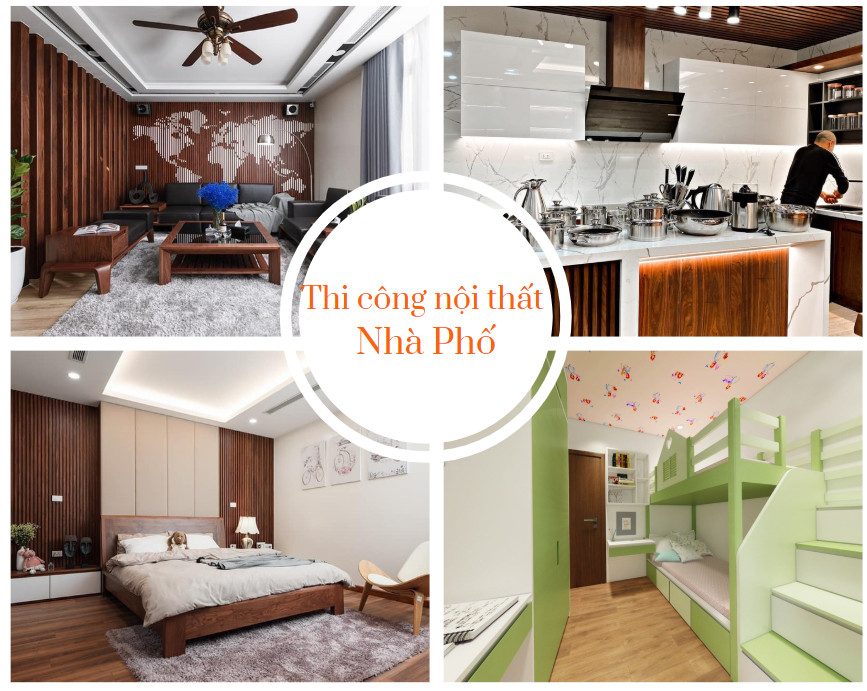 Thi công nội thất nhà phố | V.AI STUDIO