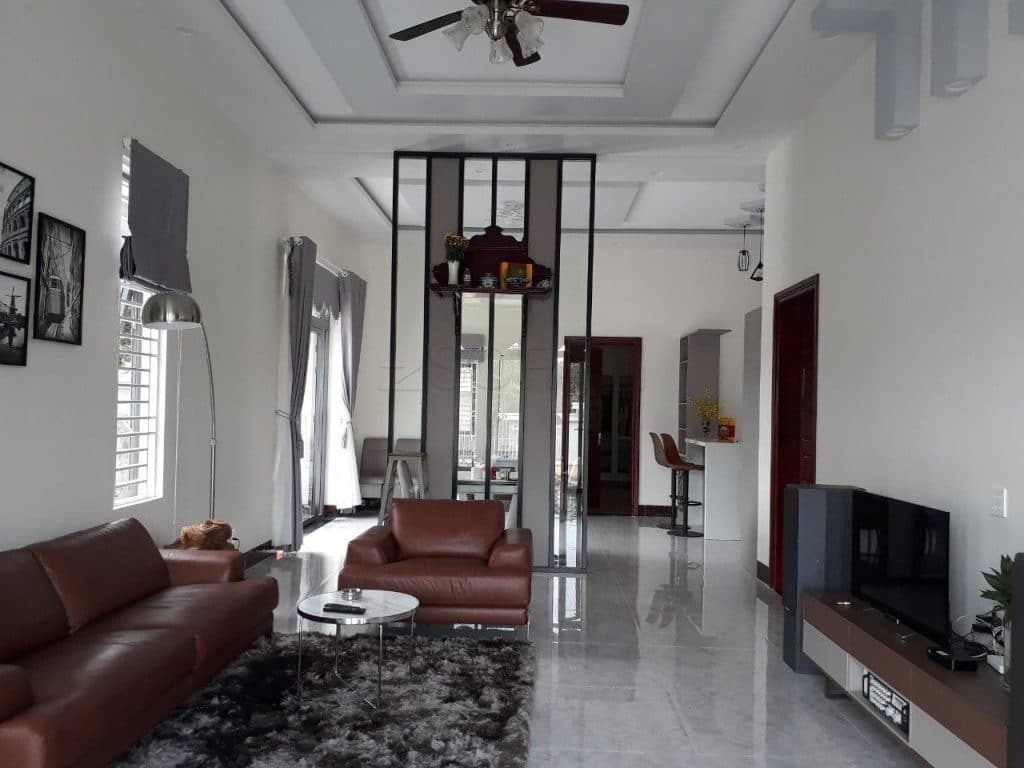 Mẫu thiết kế nội thất căn hộ, kèm sofa; kèm gò vân TV | V.AI STUDIO
