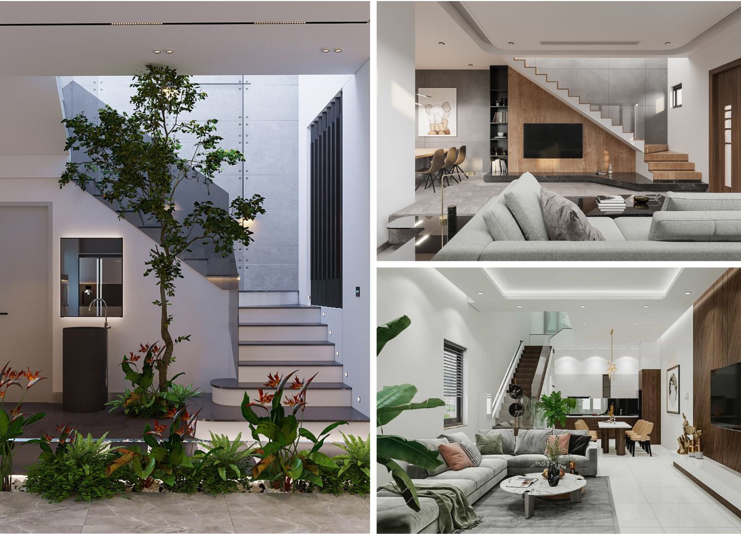 + 50 mẫu lan can kính cầu thang đẹp, hiện đại phù hợp với nhiều không gian | V.AI STUDIO