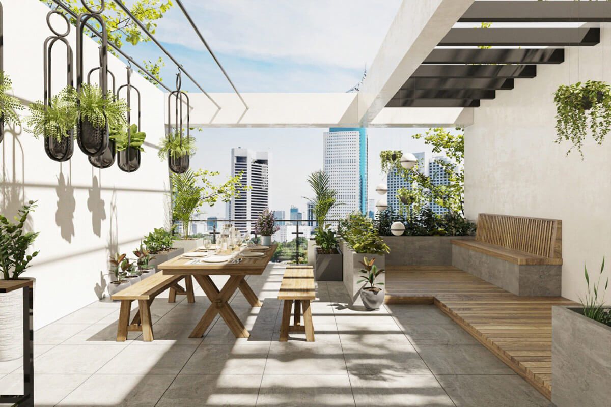 Mách bạn cách chọn gạch lát sân vườn bền, đẹp với chi phí hợp lý | V.AI STUDIO