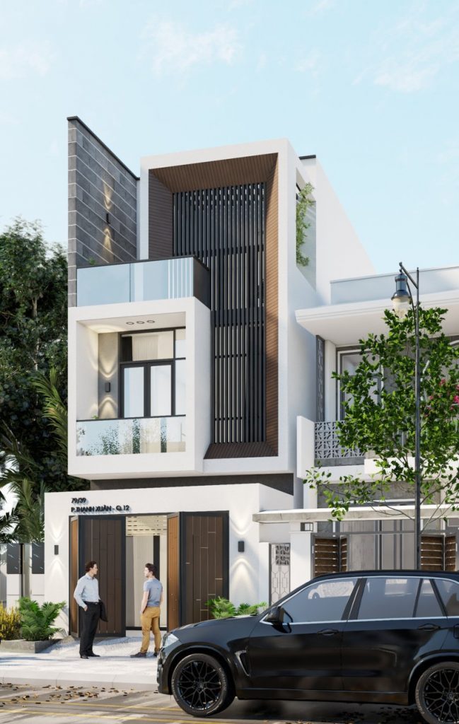 Mẫu thiết kế nội thất nhà phố | V.AI STUDIO