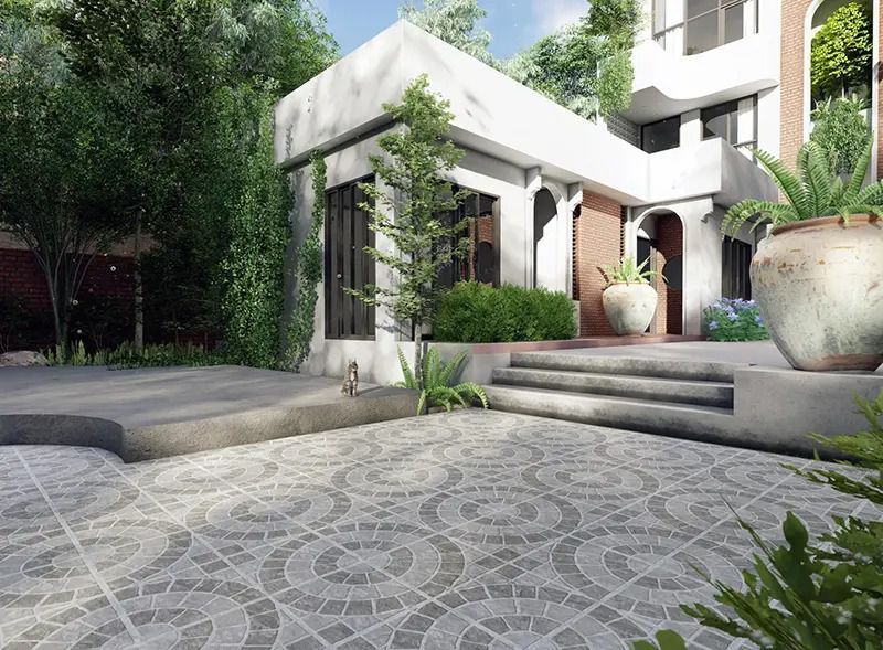 Tổng hợp 20+ mẫu gạch lát sân đẹp, hiện đại và thịnh hành nhất | V.AI STUDIO
