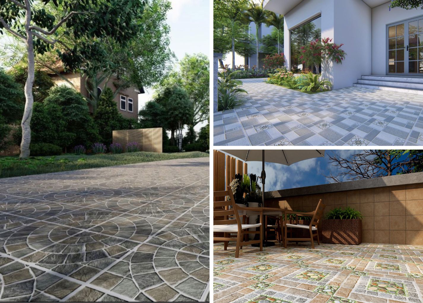 Mách bạn cách chọn gạch lát sân vườn bền, đẹp với chi phí hợp lý | V.AI STUDIO