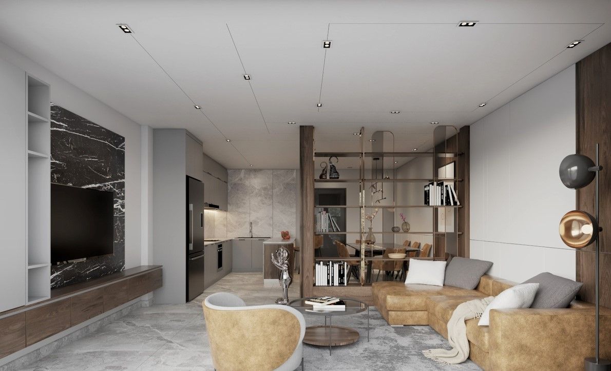 Chuyên gia chỉ bạn cách chọn và bảo dưỡng trần thạch cao phòng khách đẹp, bền lâu | V.AI STUDIO