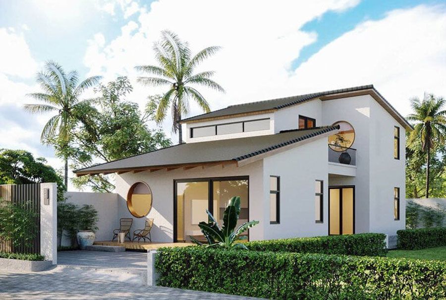 Mẫu Mặt Tiền Nhà Cấp 4 Đẹp Hiện Đại 2026 & Tuyệt Chiêu Chọn Vật Liệu | V.AI STUDIO