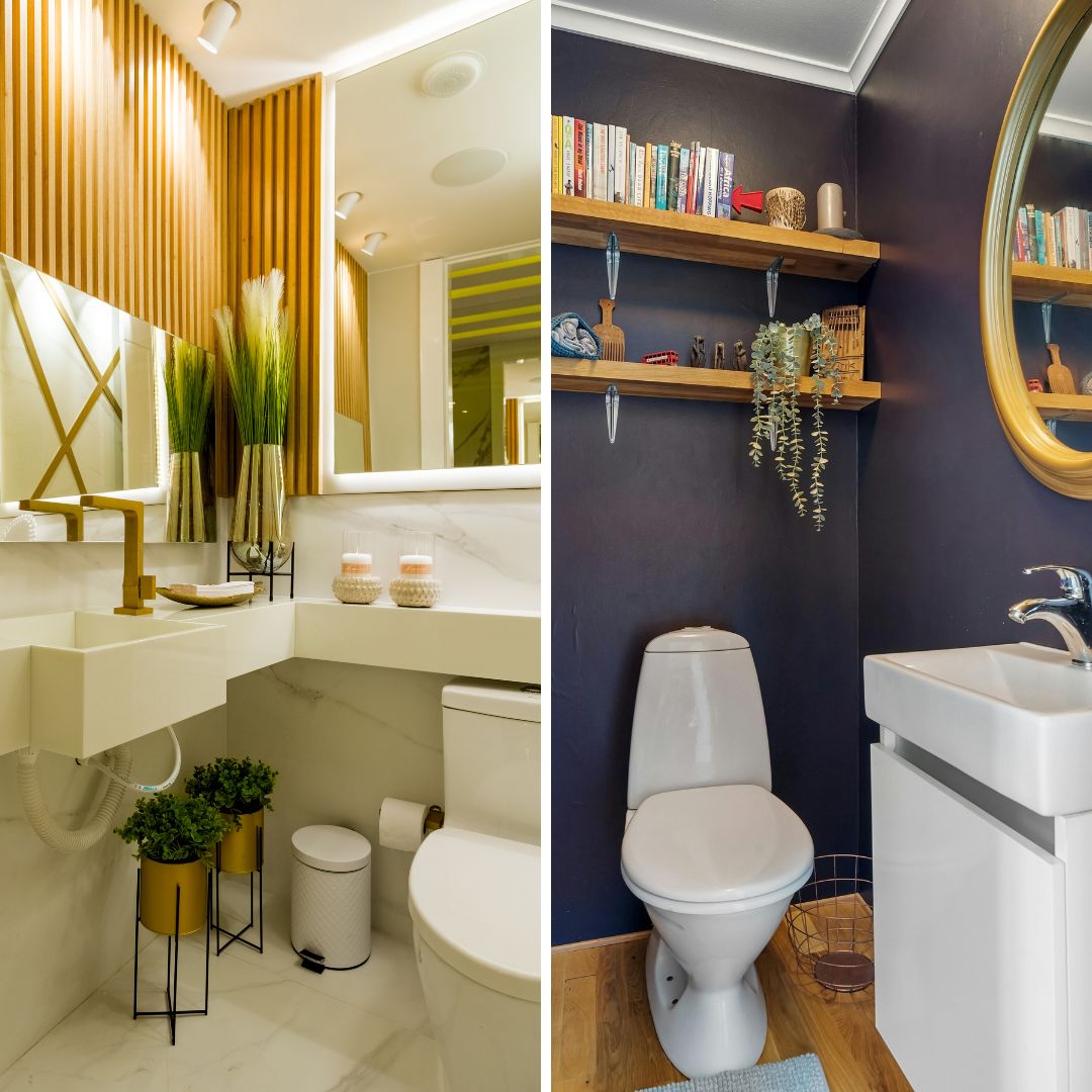 Bí quyết thiết kế nhà vệ sinh nhỏ thành không gian hoàn hảo ai nhìn cũng mê | V.AI STUDIO