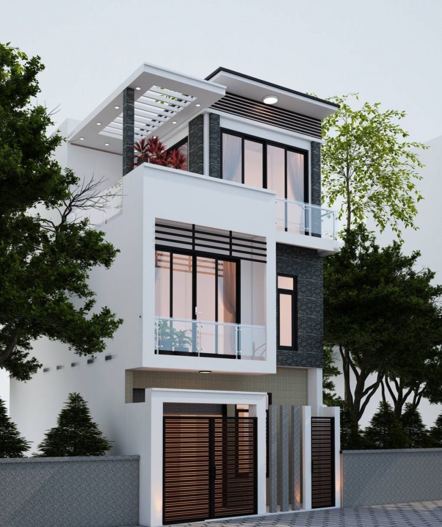 Mẫu thiết kế nội thất nhà phố | V.AI STUDIO