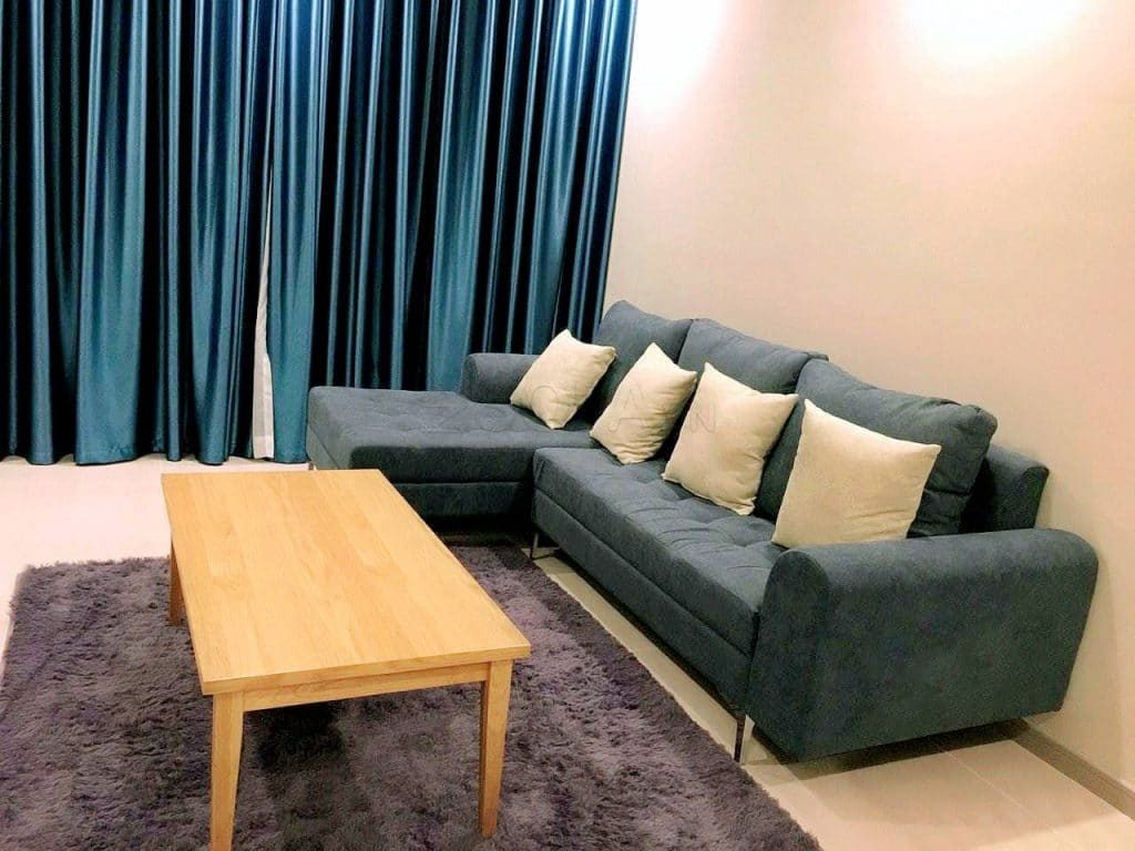 Mẫu thiết kế nội thất căn hộ, kèm sofa; kèm gò vân TV | V.AI STUDIO