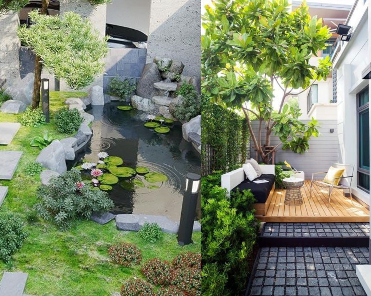 Những mẫu tiểu cảnh sân vườn đẹp, bất cứ gia chủ nào cũng muốn sở hữu | V.AI STUDIO