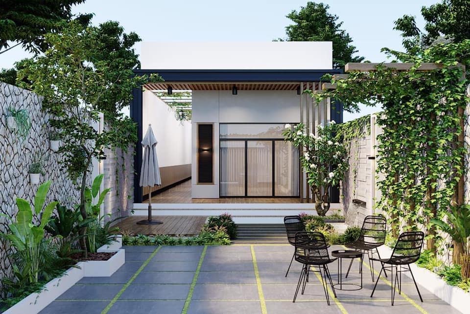 5 mẫu nhà cấp 4 đẹp lý tưởng có nhiều không gian thư giãn và sống xanh | V.AI STUDIO