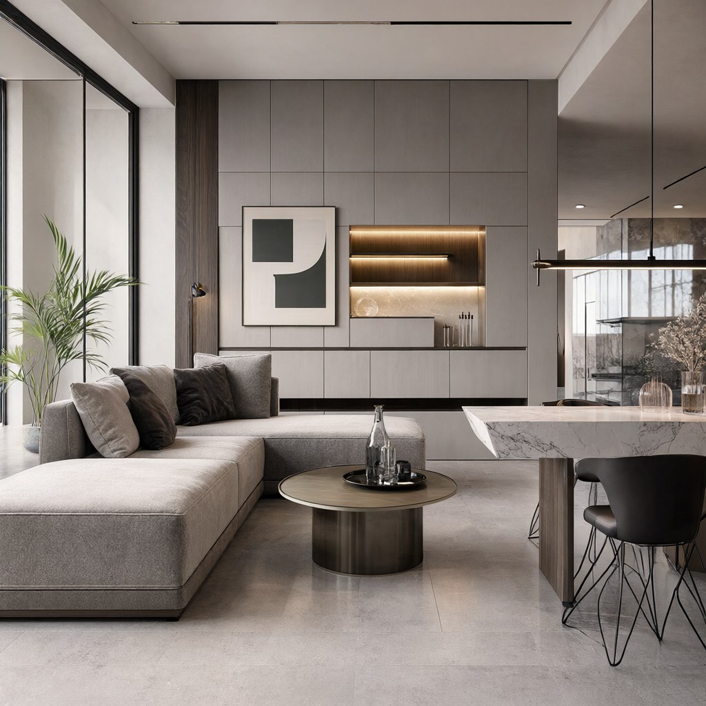 Ảnh AI chỉnh sửa: Thay đổi phòng cách sang phong cách hiện đại | V.AI STUDIO